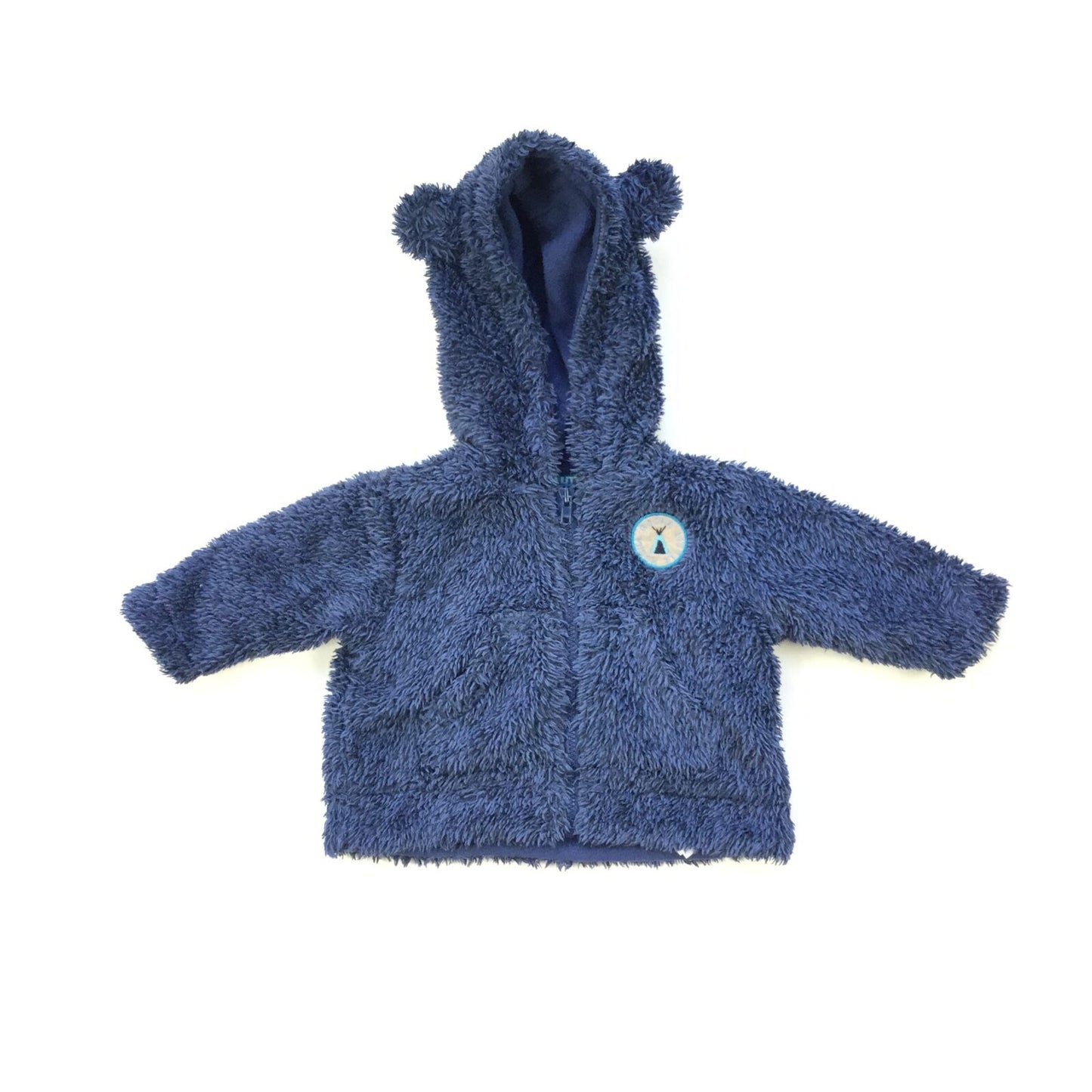 Fleece Hoody with Zip and Pockets