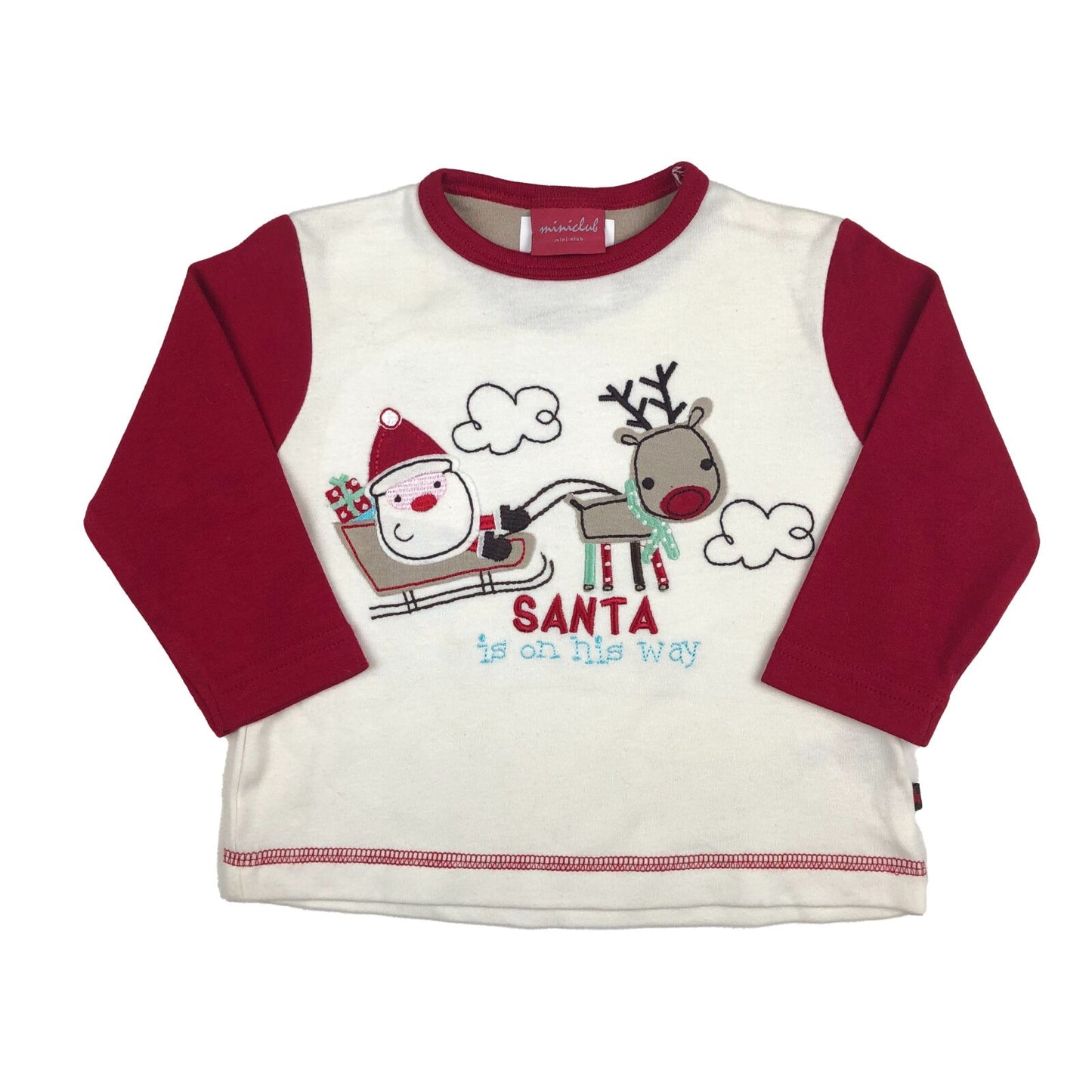 Christmas theme l/s T-shirt