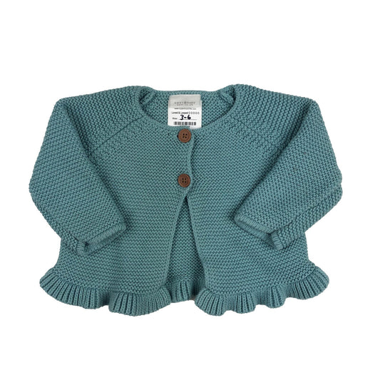 Cotton knitted cardi