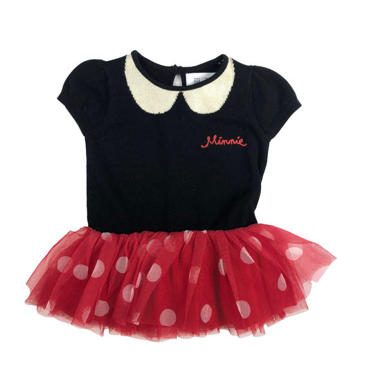 Minnie mouse dress with cotton knit top