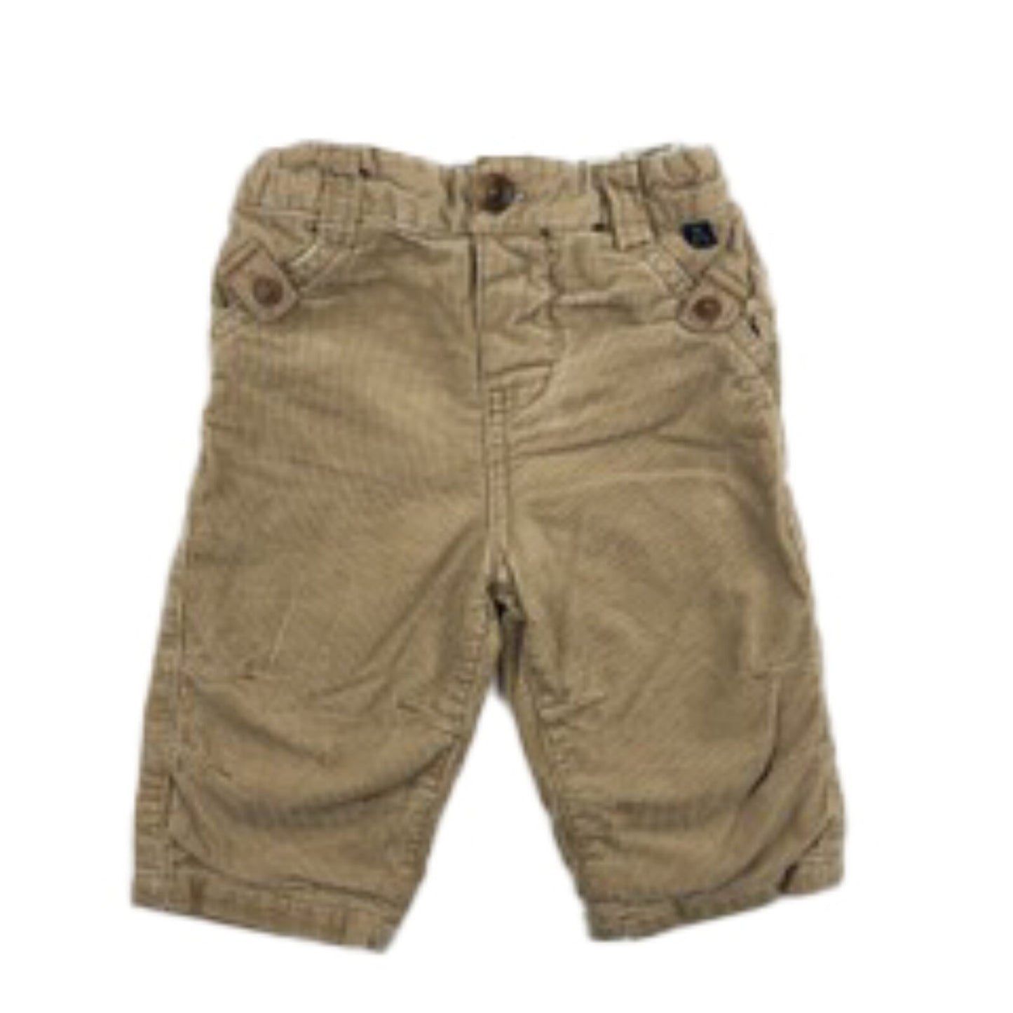 Soft lined baby-cord cargo pants