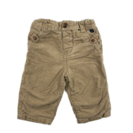 Soft lined baby-cord cargo pants