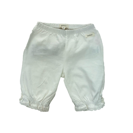 Organic cotton pantaloons with frill back detail brand new)