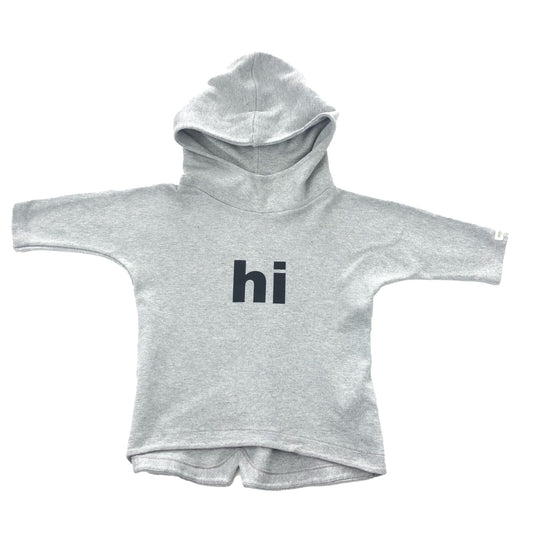 Organic cotton 'Hi' Hoodie