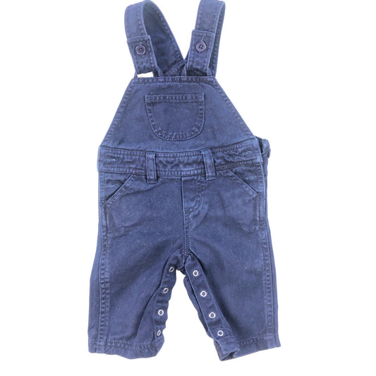 Cotton dungarees (dark navy blue)