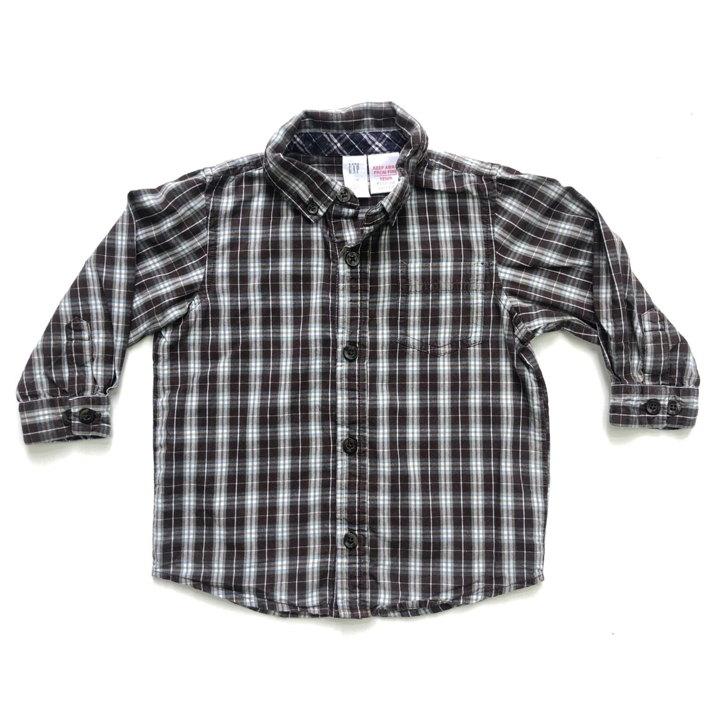 Cotton checked shirt