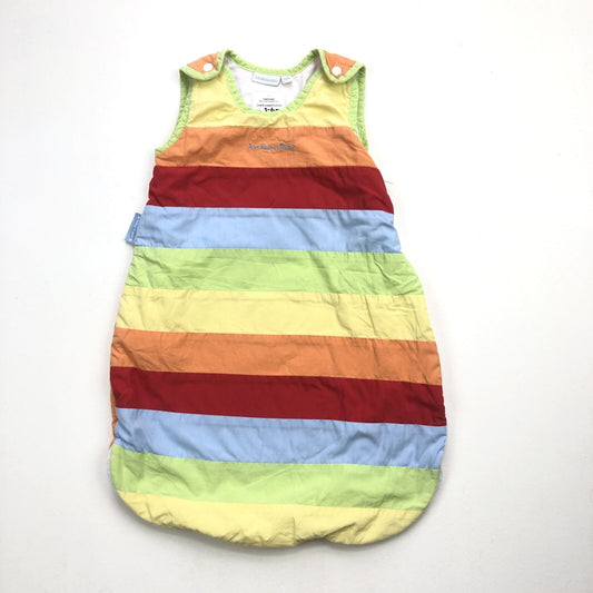 Cotton lined stripy sleeping bag