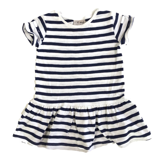 Cottonjersey striped dress