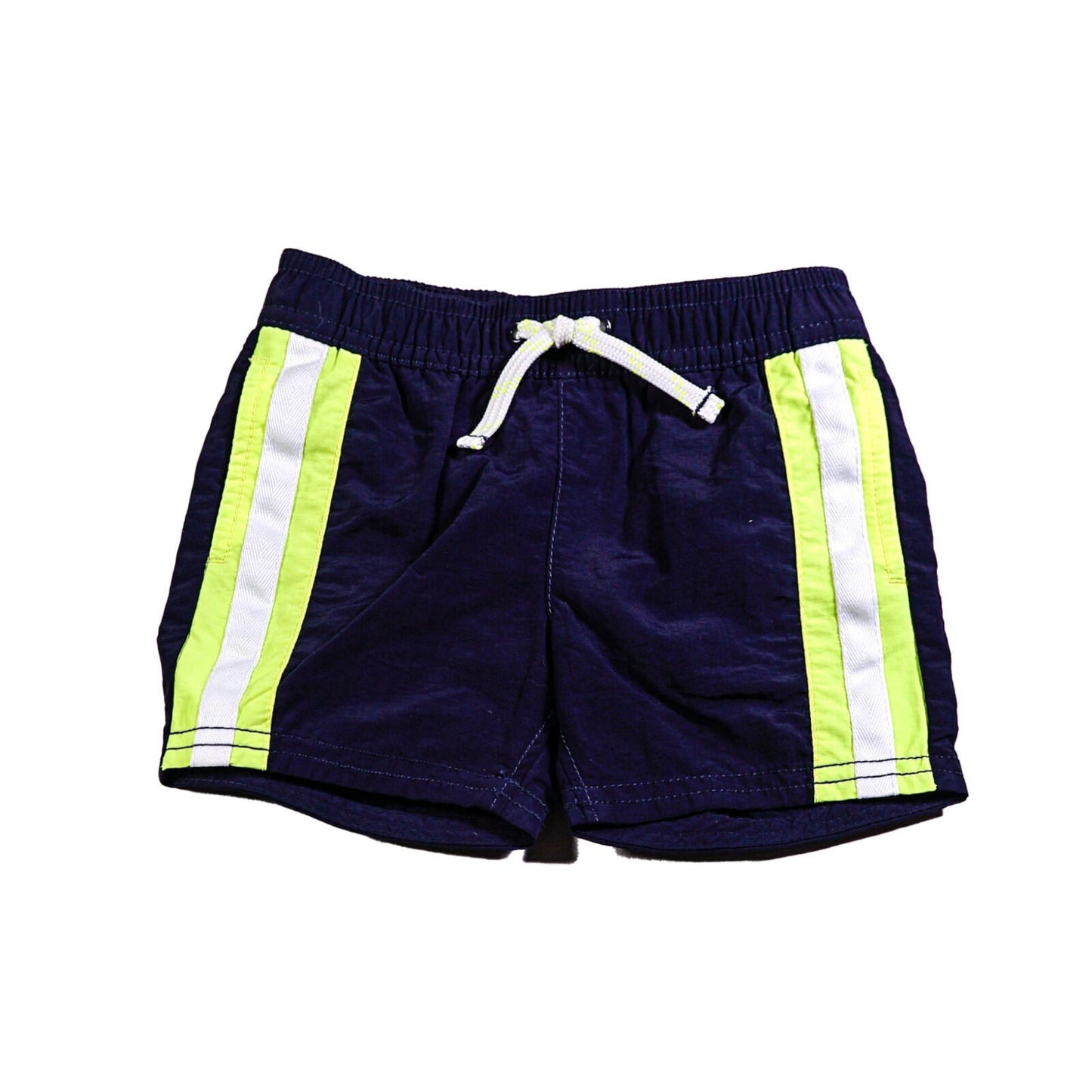 Polyester and nylon swimming trunks with inner pant lining