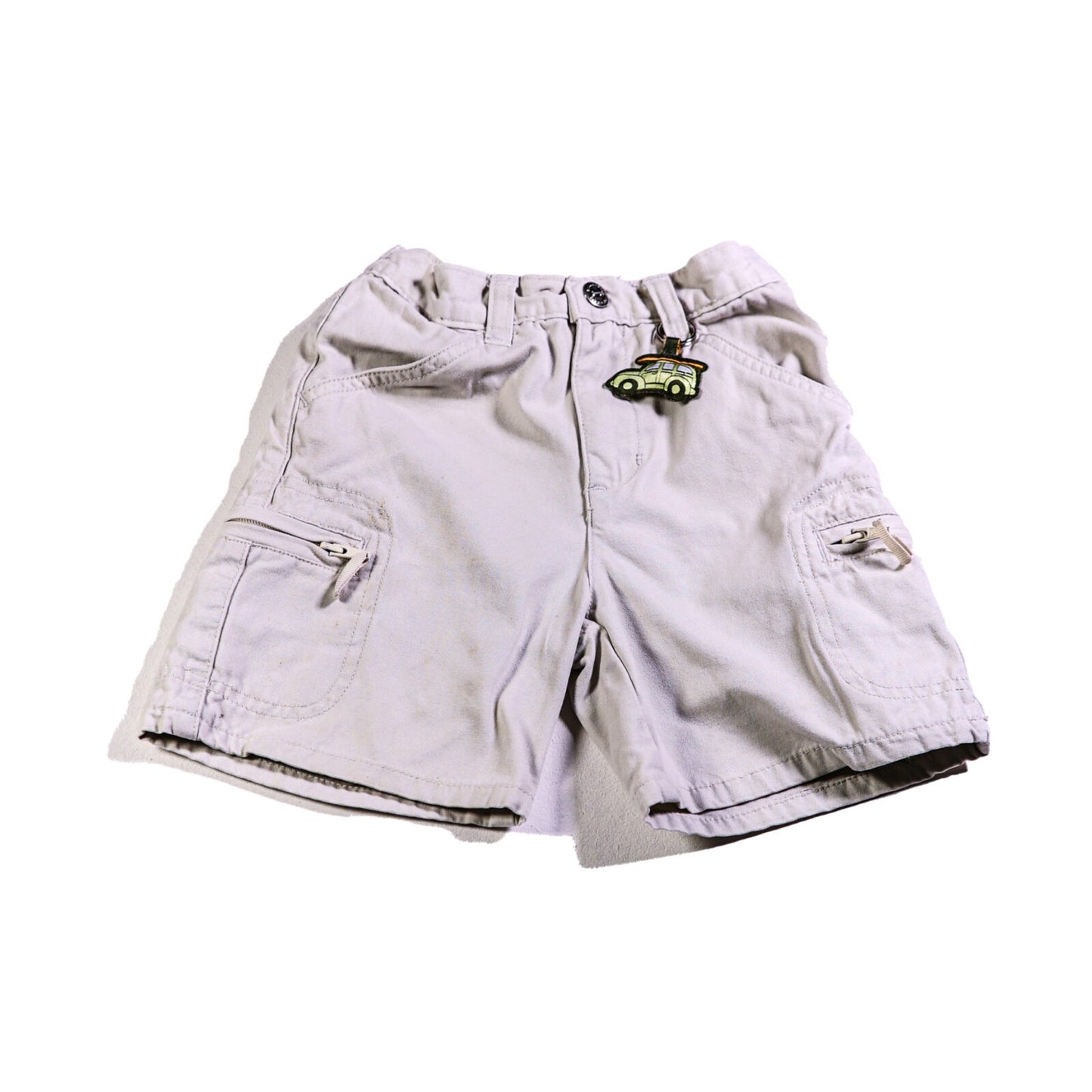 Cotton shorts with zip side pockets