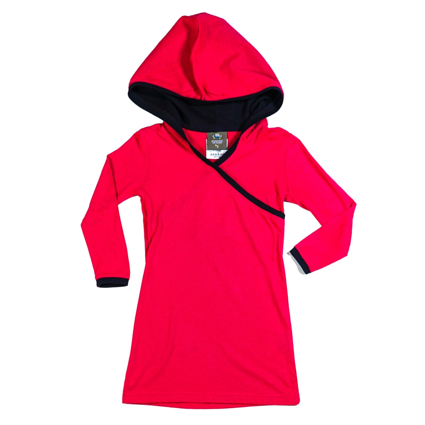 Organic cotton & modal fabric dress with hood