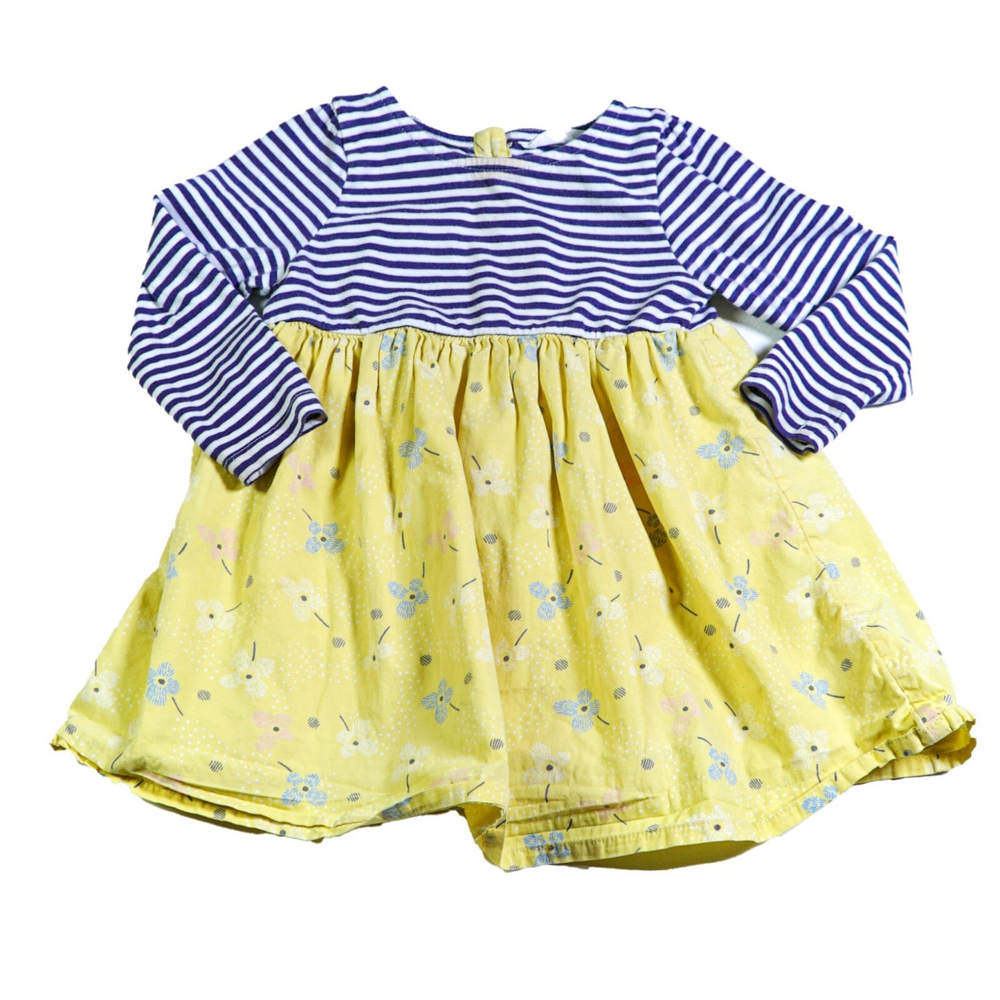 Mixed cotton dress (stained front neck)