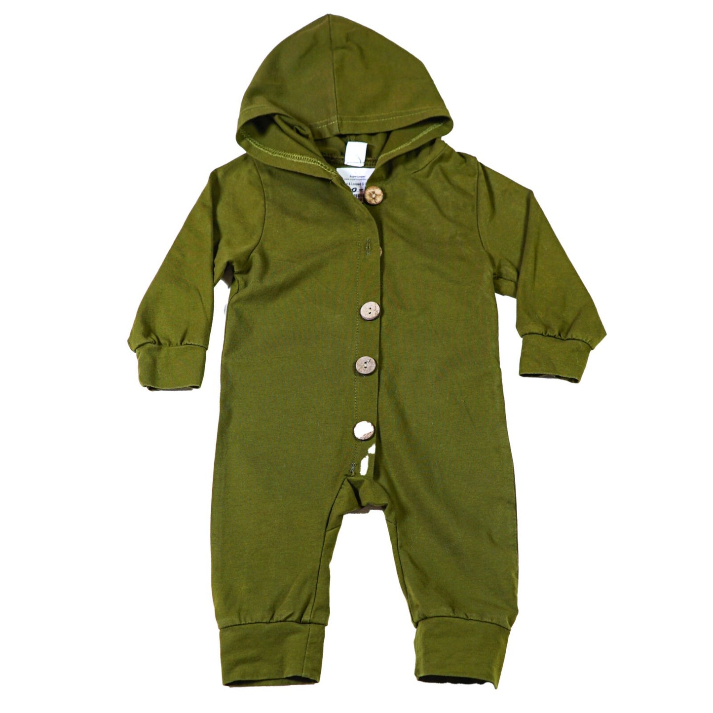 Light cotton all-in-one with hood