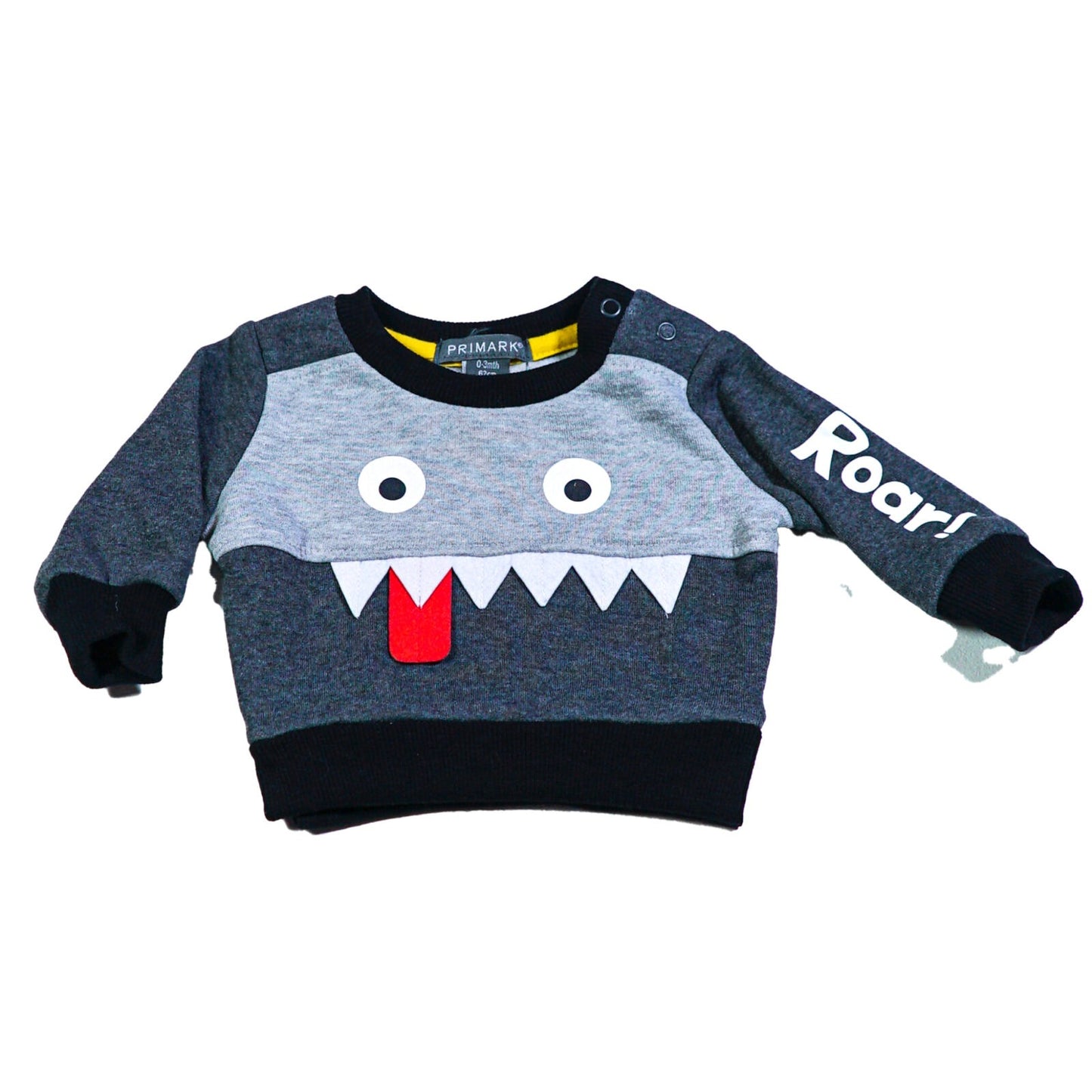 Polyester and cotton "roar face" sweatshirt